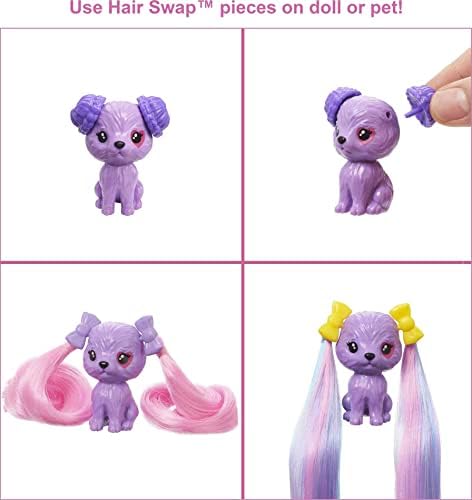Barbie Color Reveal Glitter Hair Swaps Doll