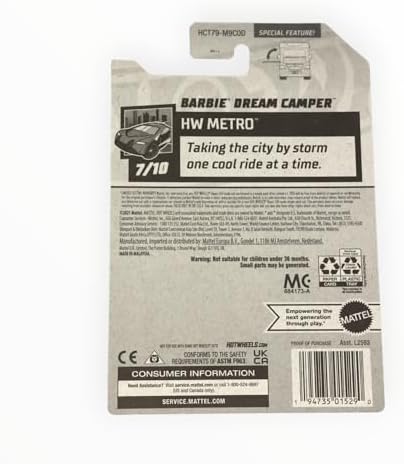 Hot Wheels Barbie Dream Camper Metro 710