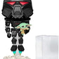Funko POP Star Wars The Mandalorian - Dark Trooper Holding Grogu The Child