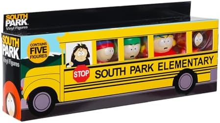 Funko South Park Mini Figures 5 Pack - Bundle With Cupcake Topper Figurines Including