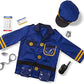Melissa & Doug Melissa Doug unisex-children Police Officer Role Play Costume Dress-Up Set