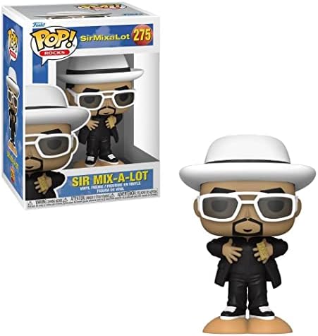 Funko POP Rocks Sir Mix-A-Lot Funko Vinyl Figure Bundled with Compatible Box Protector