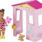 Barbie Skipper Babysitters Inc. Set with Small Toddler Doll