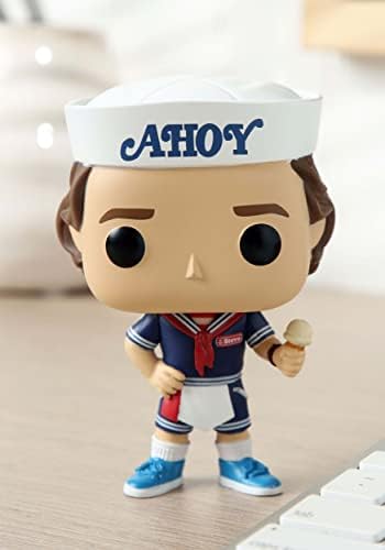 Funko Pop Television Stranger Things - Steve Harrington with Hat Ice Cream - Collectable Vinyl Figure