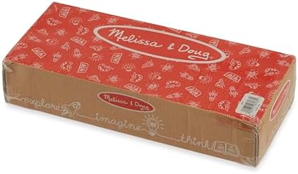 Melissa & Doug Melissa Doug Mega Race-Car Carrier - Wooden Tractor and Trailer With 6