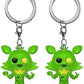 Funko Pop Keychain Five Nights at Freddy's - Radioactive Foxy - FNAF Novelty Keyring -