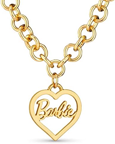 Barbie Round Link Heart Necklace