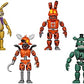 Funko Pop Five Nights at Freddy's Dreadbear Action Figures Set of 4 - Dreadbear Grim Foxy