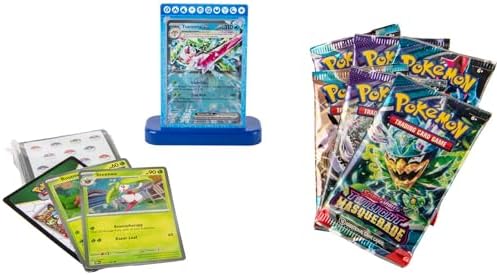 Pokemon TCG Tsareena Ex Premium Collection - 6 Packs Promos Sleeves