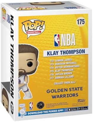 Funko POP NBA Warriors - Klay Thompson - Collectable Vinyl Figure