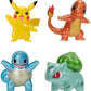 Pokemon Select Metallic Battle Pack - Four 3-inch Battle Figures with Special Metallic