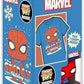 Funko Pocket POP Tee Marvel-Holiday Spiderman - Spider-Man - Medium - M - Marvel Comics -
