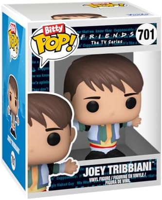 Funko Bitty POP Friends - Joey 4-Pack and A Surprise Mystery Mini Figure - 0.9 Inch 2.2