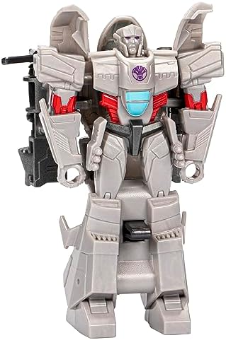 Transformers EarthSpark 1-Step Flip Changer Megatron 4-Inch Action Figure Robot for