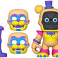 Funko Five Nights at Freddy's FNAF Snap Glamrock Freddy with Dressing Room - Collectable Vinyl Figure