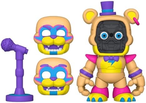 Funko Five Nights at Freddy's FNAF Snap Glamrock Freddy with Dressing Room - Collectable Vinyl Figure