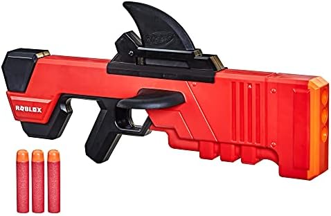 Nerf Roblox MM2 Shark Seeker Dart Blaster Shark-Fin Priming 3 Mega Darts Code to Unlock