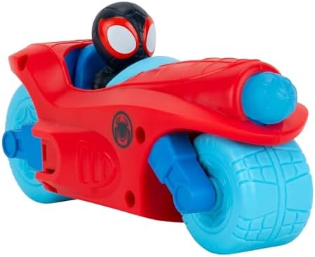 MARVEL Spidey and His Amazing Friends Spidey Team Split Racer - 8.5-Inch Three-in-One Vehicle