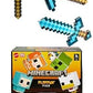 Mattel Minecraft Sword Pickaxe Set Kid-Sized Wearable Accessory for Role-Play Costumes