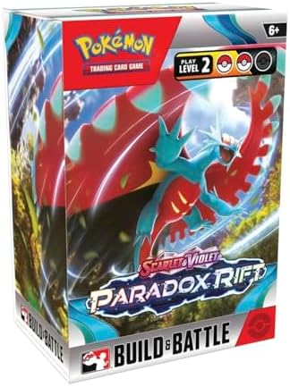 Pokemon Scarlet Violet 4 Paradox Rift Booster Build Battle Box