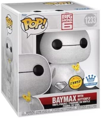 Funko POP Big Hero 6 - Baymax with Butterfly 6 Diamond Collection Chase Super Sized