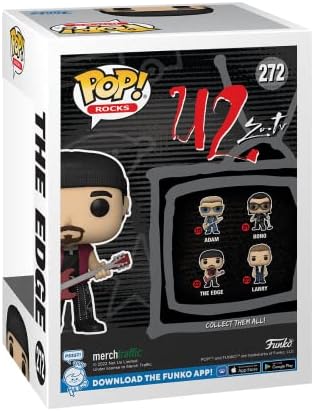Funko Pop Rocks U2 - The Edge - Collectable Vinyl Figure