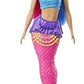 Barbie Dreamtopia Mermaid Doll with Pink Blue Hair Tail Plus Tiara Accessory