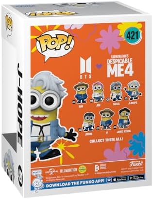 Funko POP Rocks Minions X BTS - J-Hope - BTS Minions - Collectable Vinyl Figure