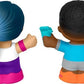 Fisher-Price Little People Toddler Barbie Wellness Figure Set with 2 Characters for
