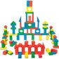 Melissa & Doug Melissa Doug Wooden Building Block Set - 200 Blocks in 4 Colors and 9