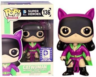Funko Pop DC Super Heroes Legion of Collectors - Catwoman 136 Vinyl Figure Bundled with