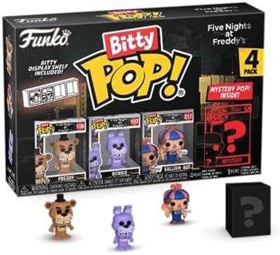 Funko Bitty POP Five Nights at Freddy's FNAF- Freddy and A Surprise Mystery Mini Figure -