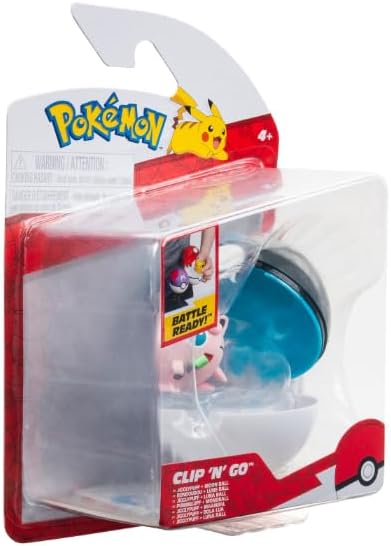 POKEMON CLIP N GO JIGGLYPUFF AND MOON BALL