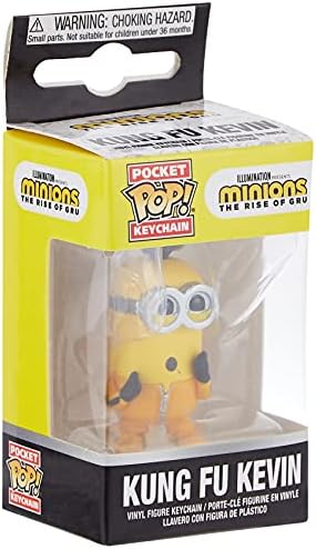 Funko Pop Keychain Minions The Rise of Gru - Kung Fu Kevin Multicolor