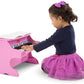 Melissa & Doug Melissa Doug Learn-to-Play Pink Piano With 25 Keys and Color-Coded Songbook