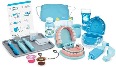 Melissa & Doug Melissa Doug Super Smile Dentist Kit With of Teeth And Dental 25 Toy