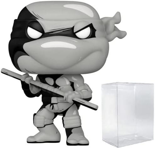 Funko POP Teenage Mutant Ninja Turtles - Donatello PX Previews Black White Chase Funko