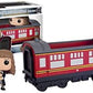 Funko POP Rides Harry Potter - Hogwarts Express Train car with Hermione Granger Action