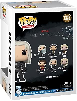 Funko POP TV Witcher - Geralt with Sword - Glow in The Dark - The Witcher - Collectable Vinyl Figure