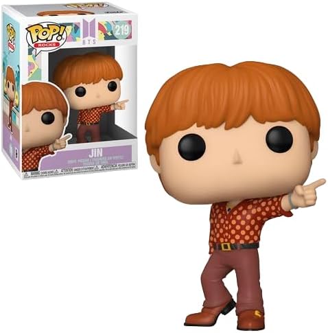 Funko Pop Rocks BTS Dynamite - Jin Bundled with a Byron's Attic Protector