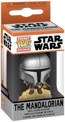 Funko Pop Keychain The Mandalorian - Mandalorian with Blaster