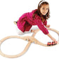 Melissa & Doug Melissa Doug Classic Wooden Figure Eight Train Set 22 pcs