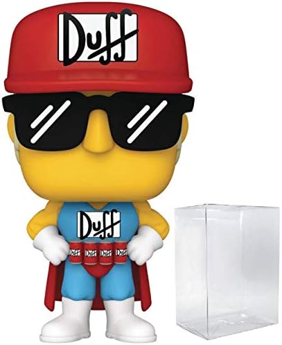 Funko POP The Simpsons - Duffman Funko Pop Vinyl Figure Bundled with Compatible Pop Box