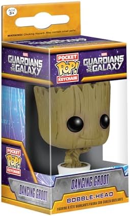 Funko Pocket POP Keychain Baby Groot - Guardians of The Galaxy Novelty Keyring - Mini