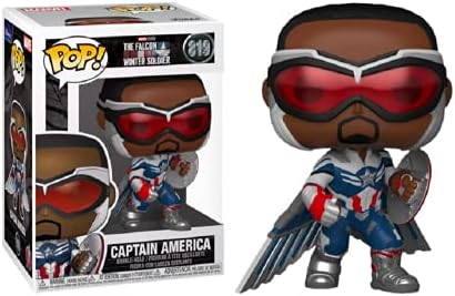 Funko Pop Falcon and The Winter Soldier Captain America Wings Action Pose 819