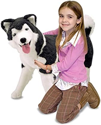 Melissa & Doug Melissa Doug Giant Siberian Husky - Lifelike Stuffed Animal Dog over 2