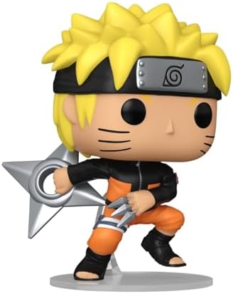 Funko POP Animation Naruto Shippuden - Naruto - Shrkn - 16 Odds for Rare Chase Variant - Metallic - Collectable Vinyl Figure