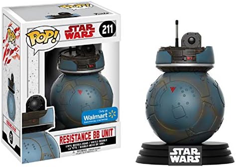 Funko Pop Star Wars The Last Jedi - Resistance BB Unit 211 Vinyl Figure Bundled with Pop