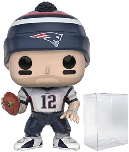 Funko POP Football Patriots - Wave 3 Tom Brady Funko Vinyl Figure Bundled with Compatible