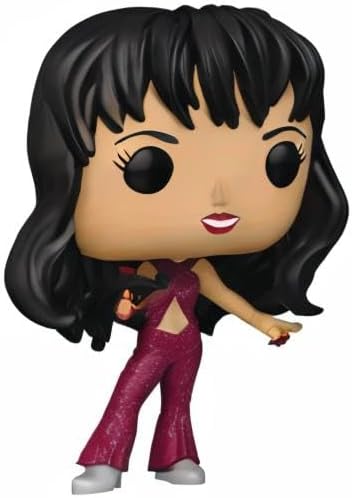 Funko Selena Burgundy Outfit Pop Vinyl Figure Bundled with Compatible Pop Box Protector